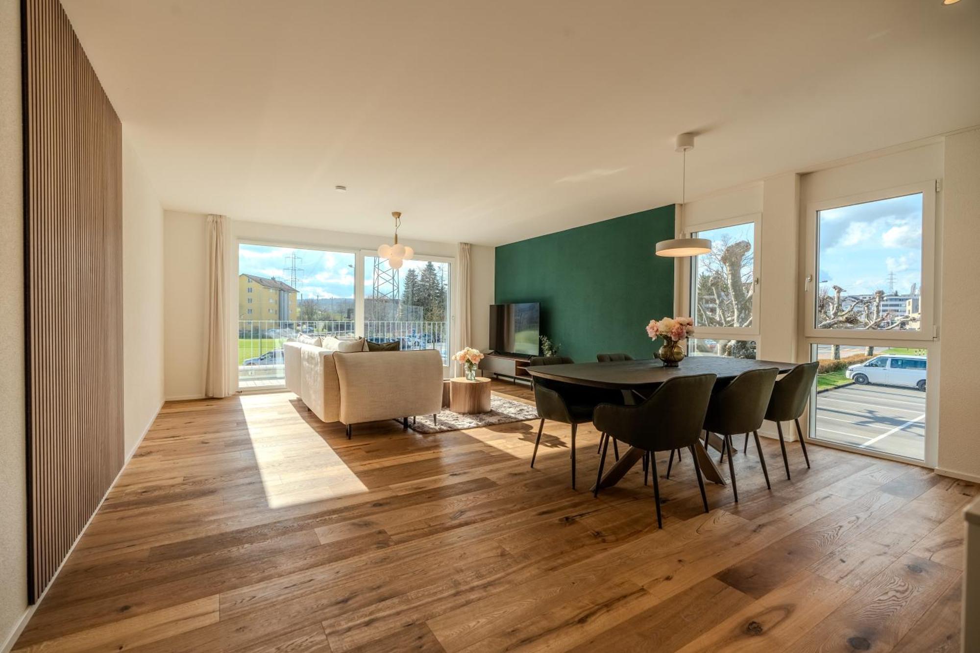 Visionary Hospitality Rothenburg, Lucerne - Premium Apartments With Free Parking, Washer, Kitchen, Terrace, 15' City 外观 照片