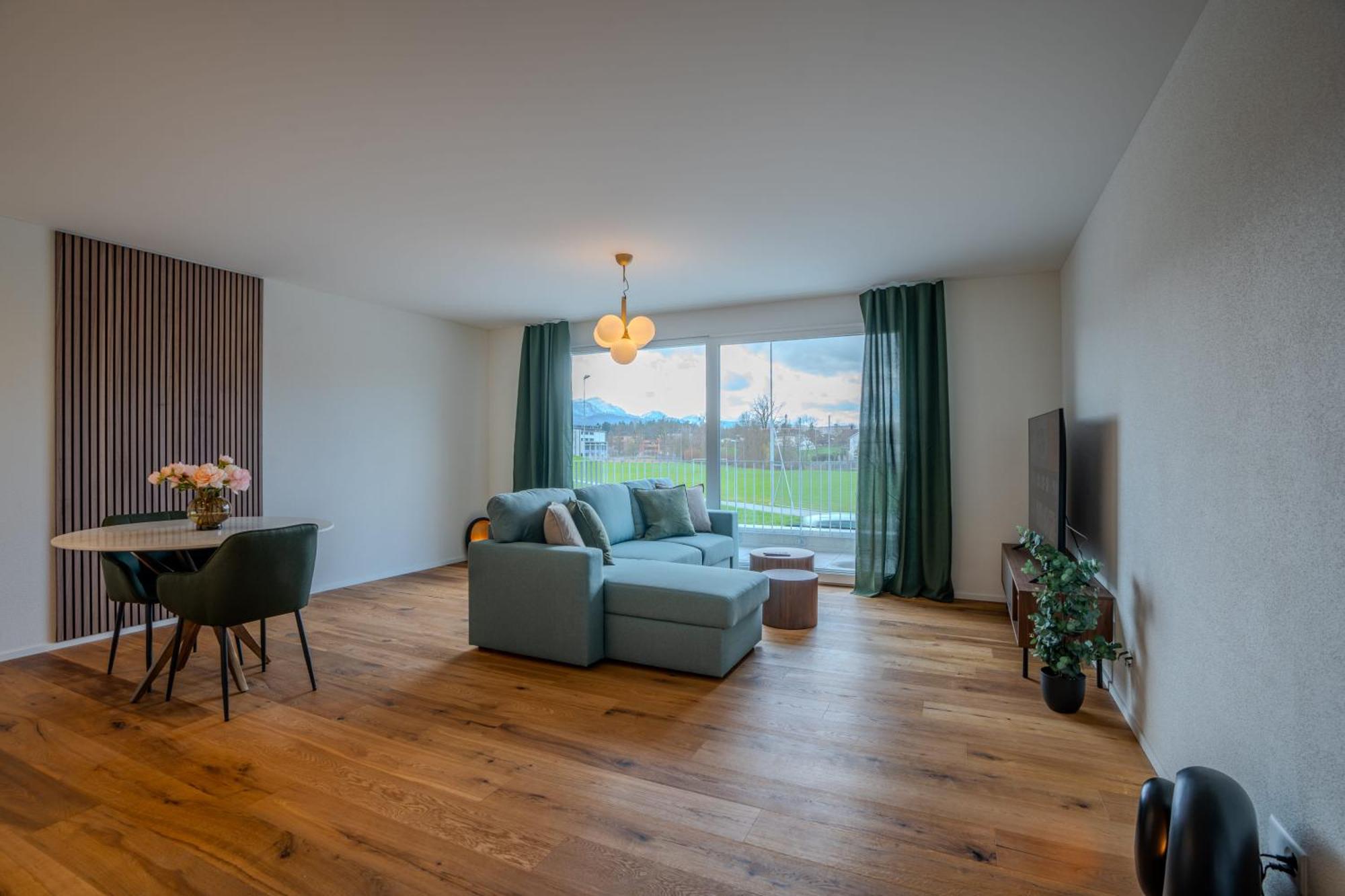 Visionary Hospitality Rothenburg, Lucerne - Premium Apartments With Free Parking, Washer, Kitchen, Terrace, 15' City 外观 照片